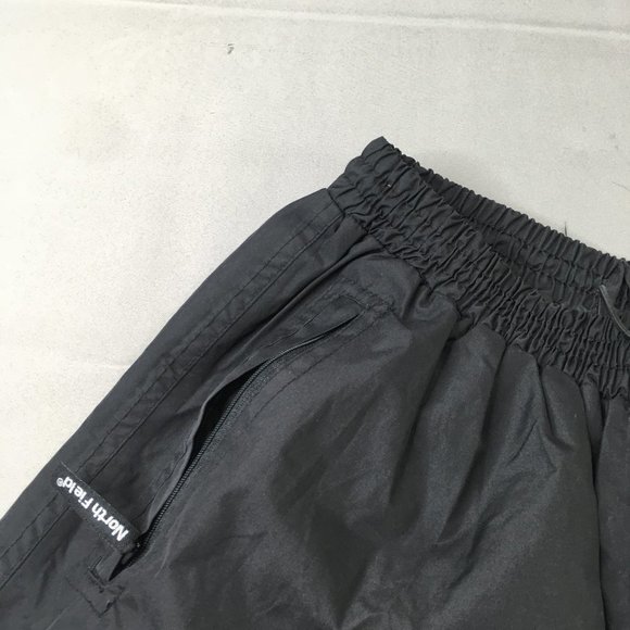 North Field Mens Rain Pants Small Black Lightweight Rainwear Pants Waterproof - Picture 3 of 9